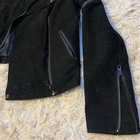 Genuine suede Volcom “Motorin” motorcycle jacket - Picture 8 of 11